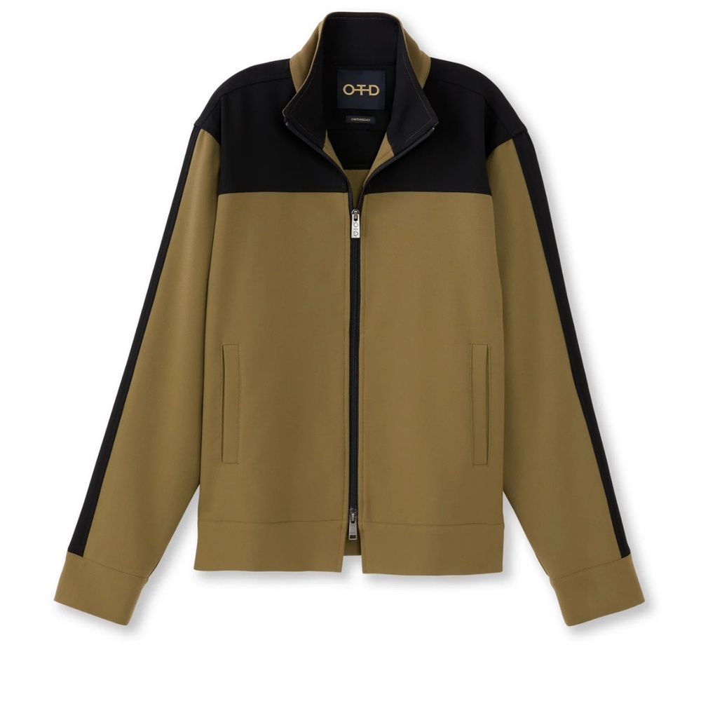 Men's Performance Jacket - Black and Tan